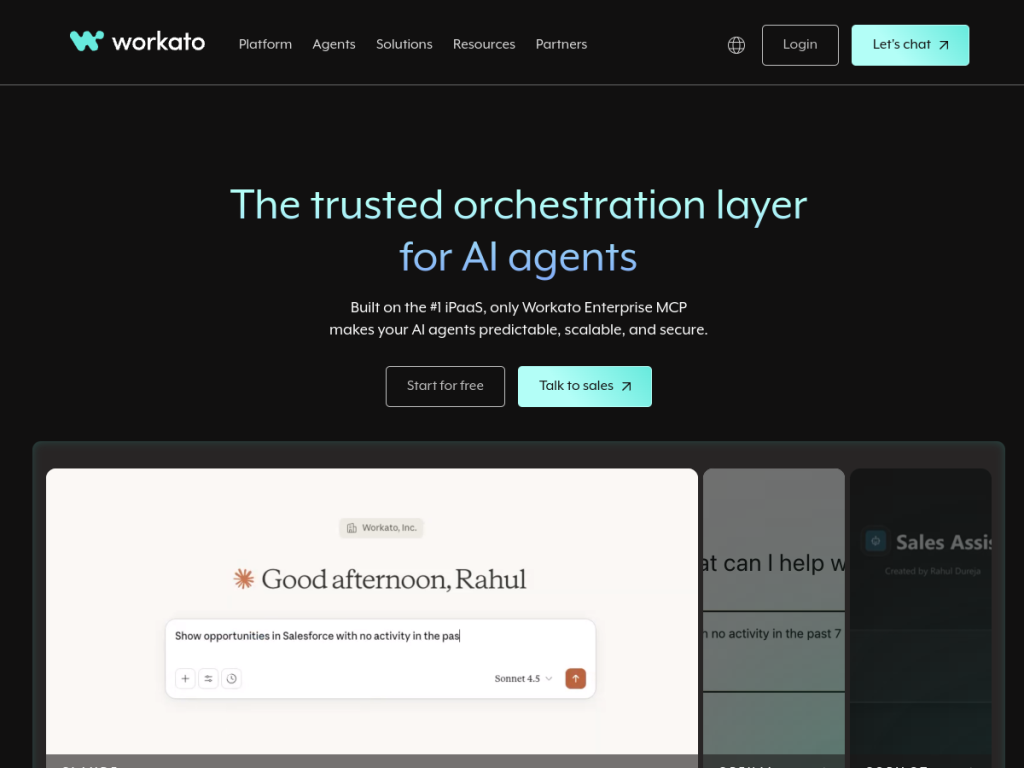 Workato screenshot