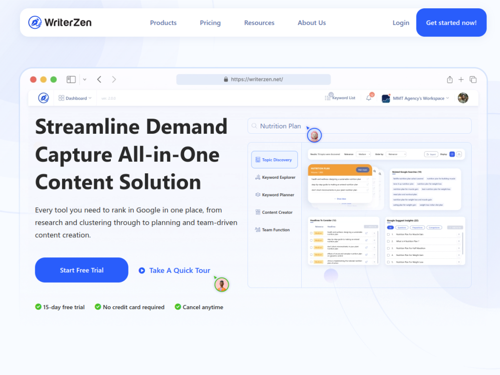 WriterZen screenshot