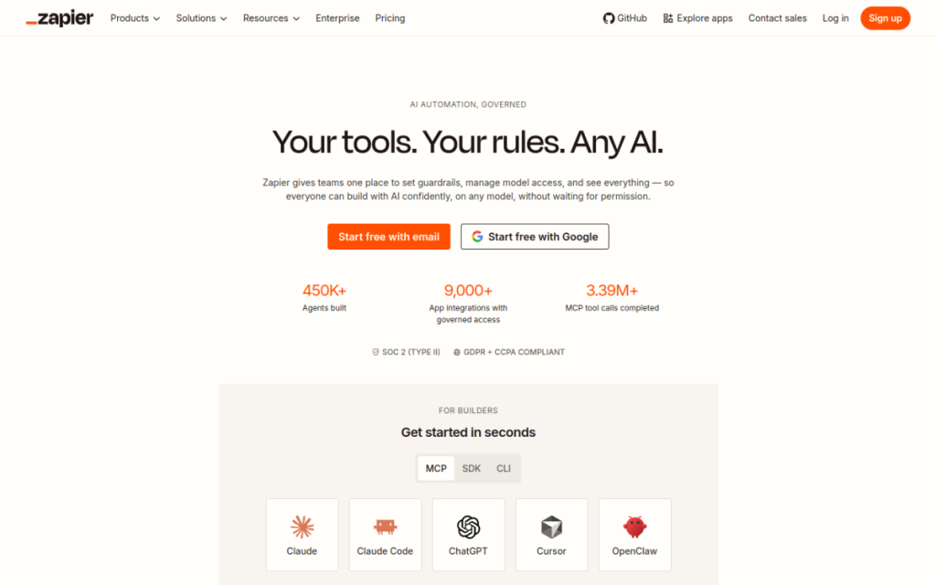 Zapier screenshot