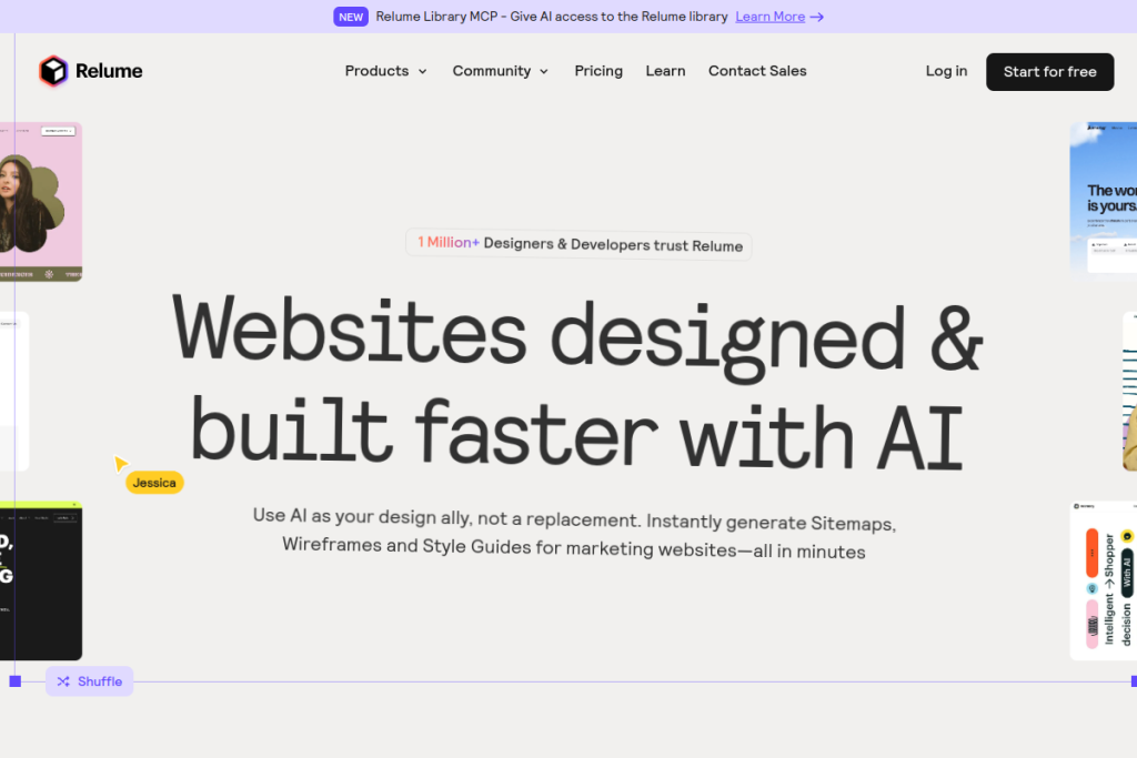 Relume screenshot